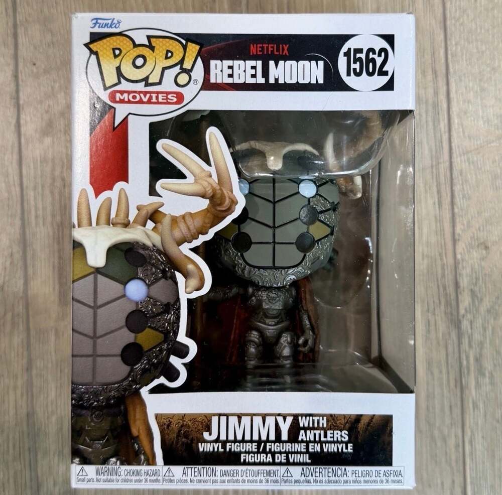 JIMMY w/ Antlers REBEL MOON Funko POP! Movies #1562 Collectible Vinyl Figure NEW